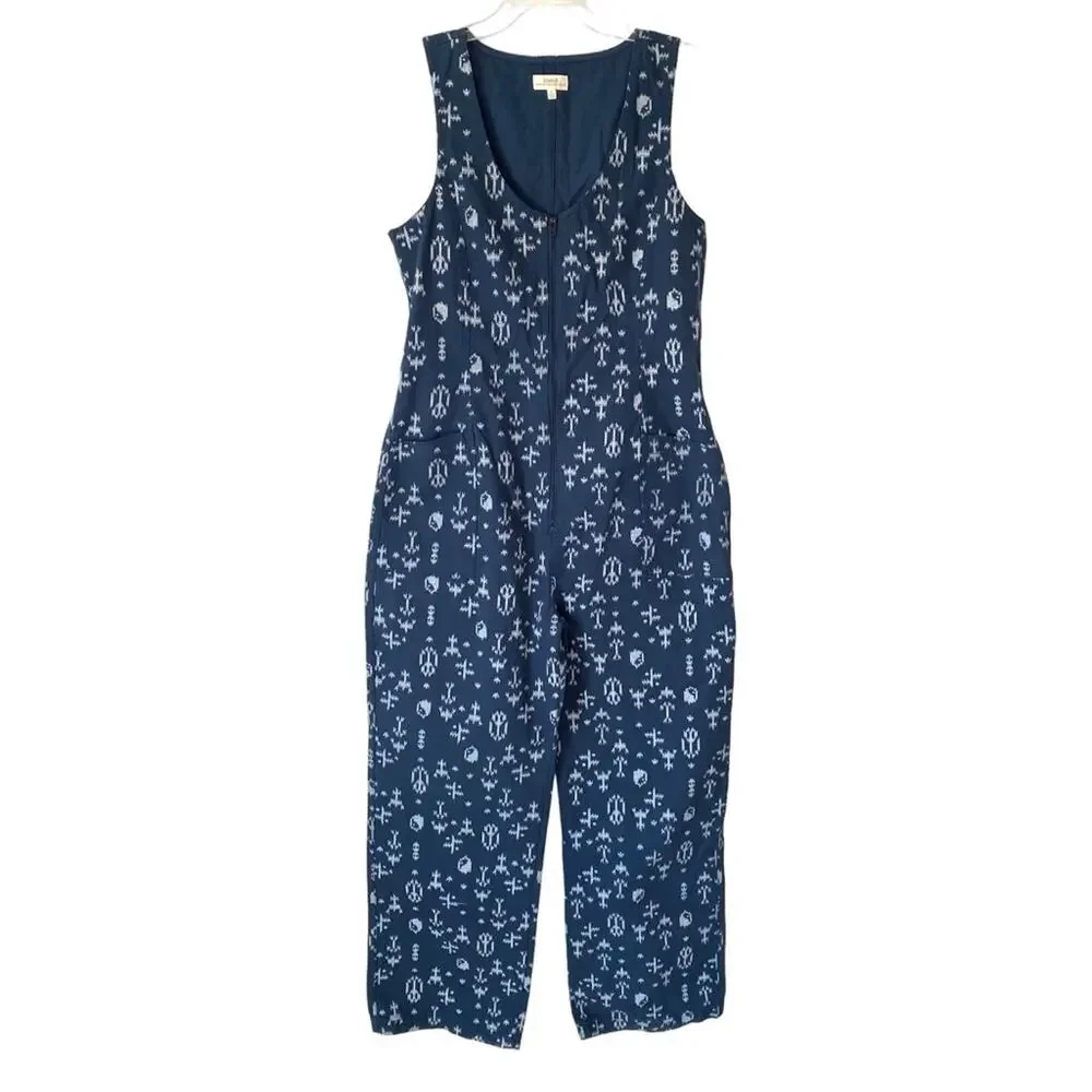 Roark Open Roads Open Mind Teal Dark Blue Jumpsuit size large